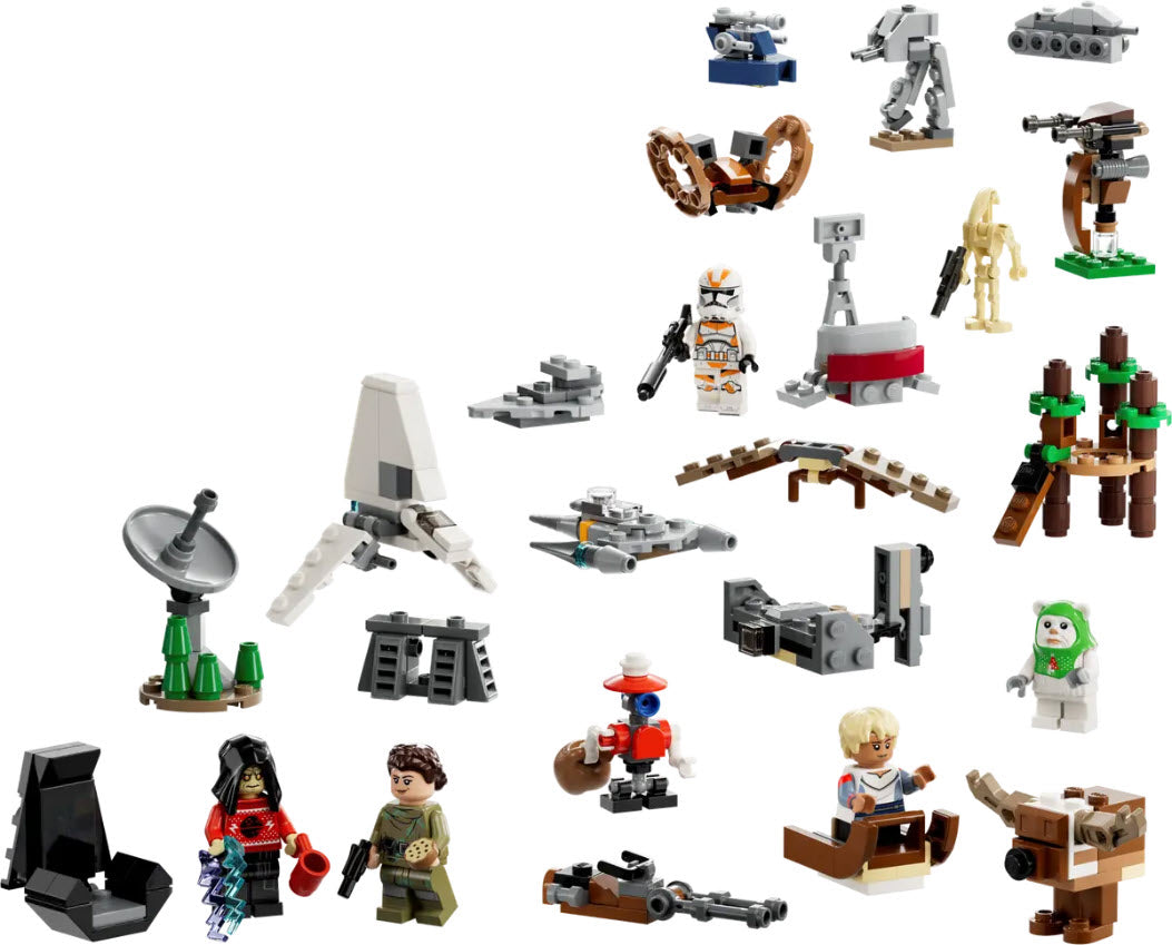 Inhalt: LEGO Star Wars 75366 Adventskalender 2023