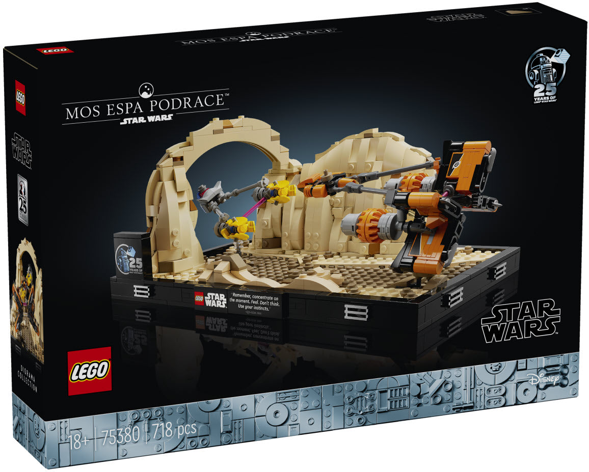 LEGO Star War 75380 Podrennen in Mos Espa – Diorama