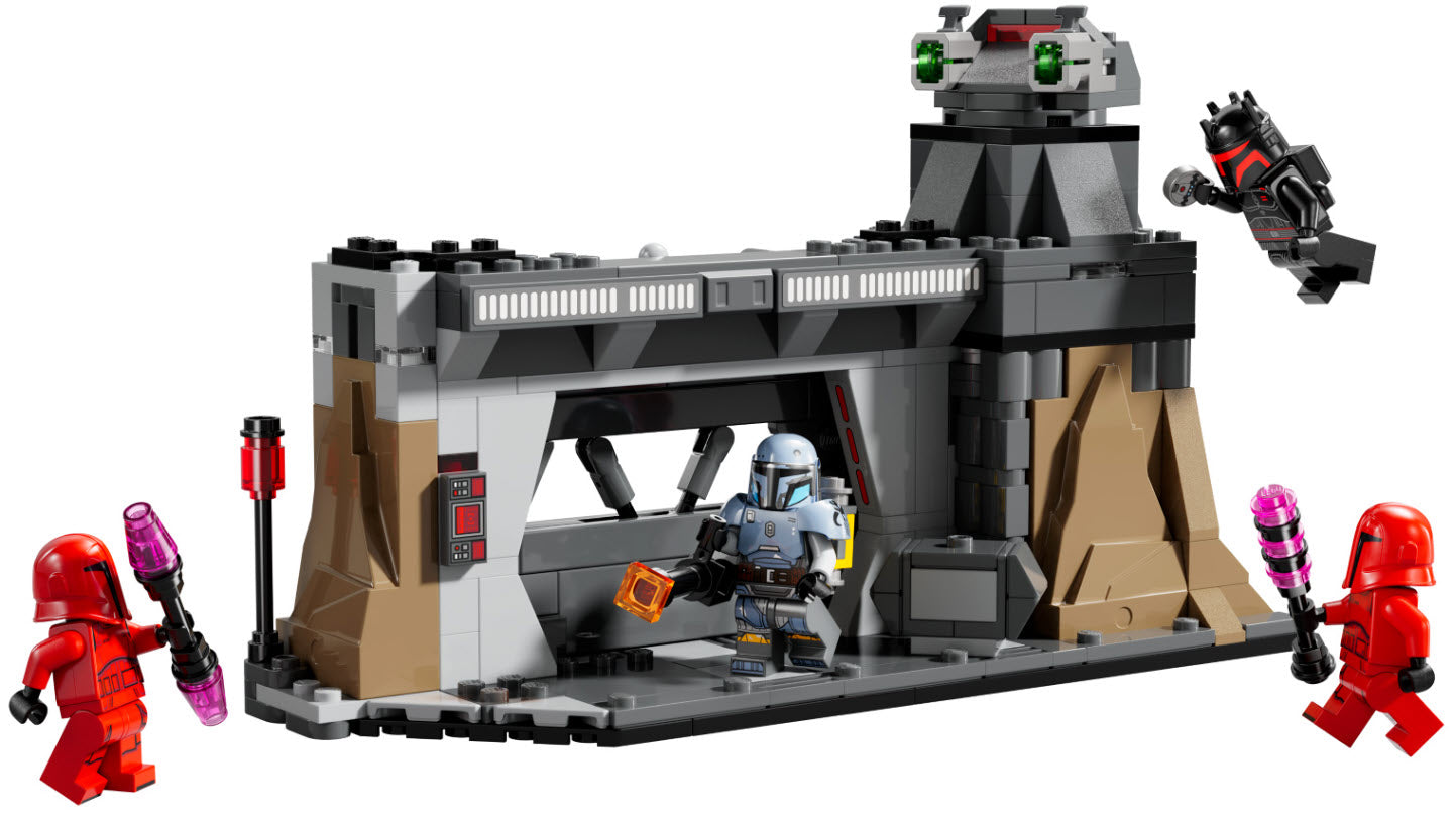 Inhalt: LEGO Star War 75386 Duell zwischen Paz Vizsla und Moff Gideon