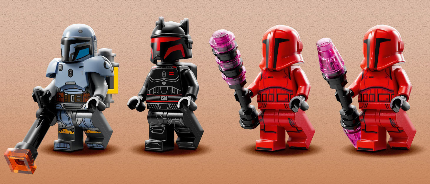 Minifiguren: LEGO Star War 75386 Duell zwischen Paz Vizsla und Moff Gideon