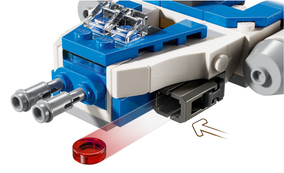 Detail 2: LEGO Star War 75391 Captain Rex Y-Wing Microfighter