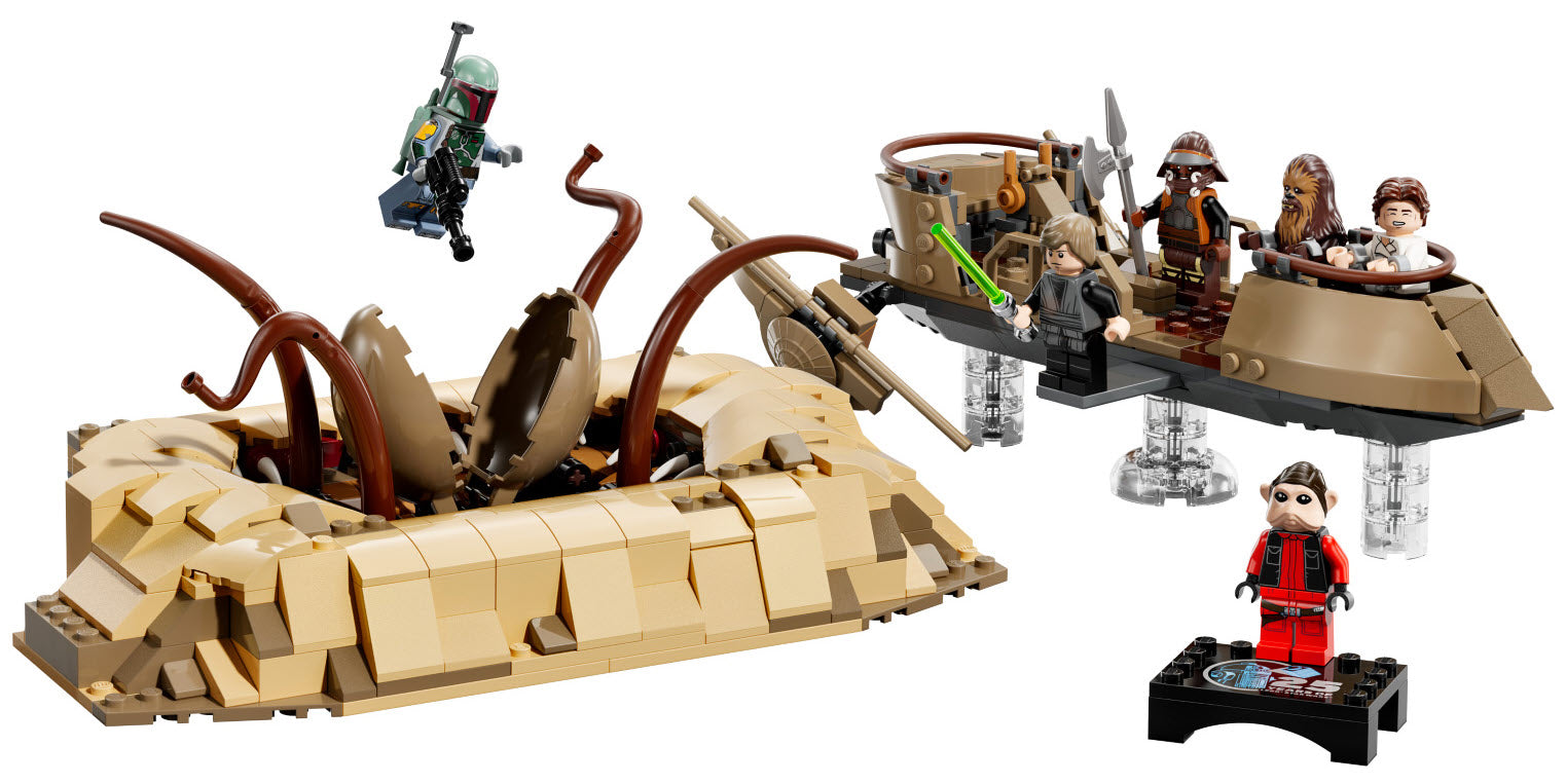 Inhalt: LEGO Star War 75396 Wüsten-Skiff und Sarlacc-Grube