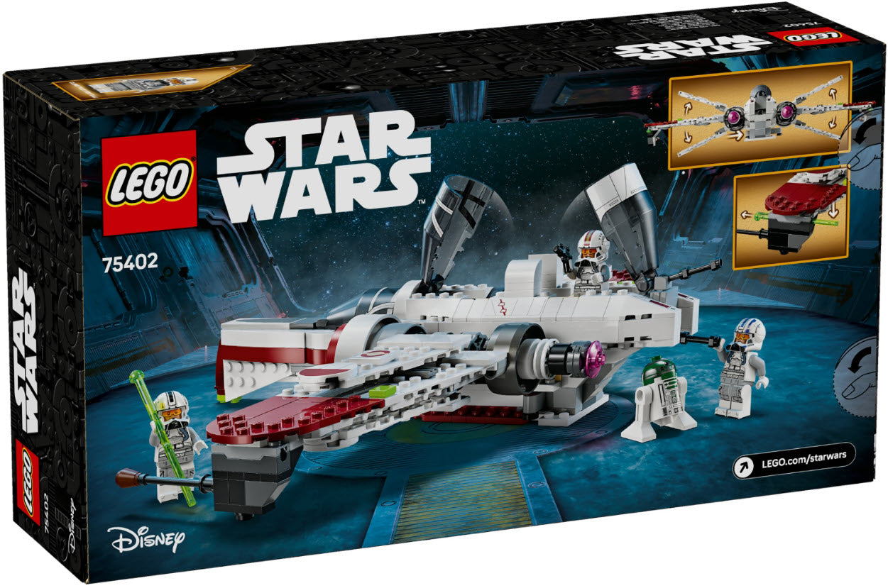Box Rückseite: LEGO Star Wars 75402 ARC-170 Starfighter