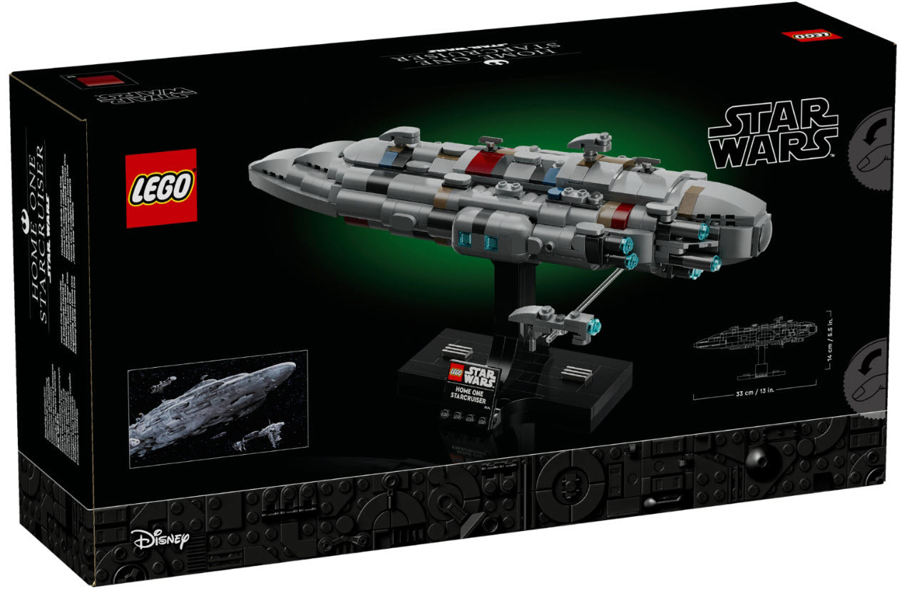 Box Rückseite: LEGO Star Wars 75405 Home One Starcruiser