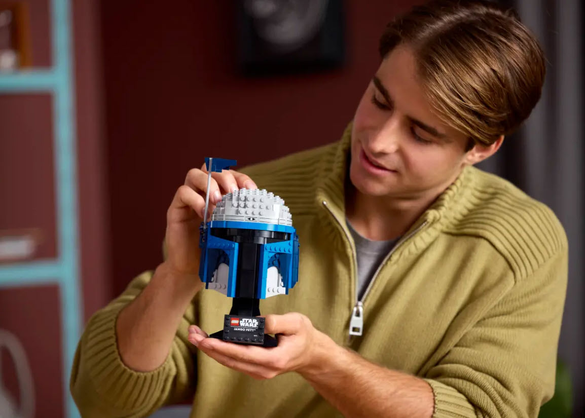 Detail 1: LEGO Star Wars 75408 Jango Fett Helm