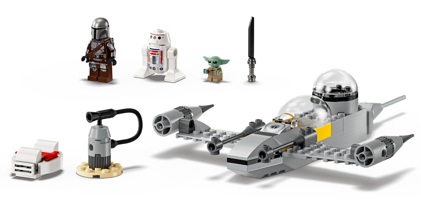 Detail 1: LEGO Star Wars 75410 Mandos und Grogus N-1 Starfighter