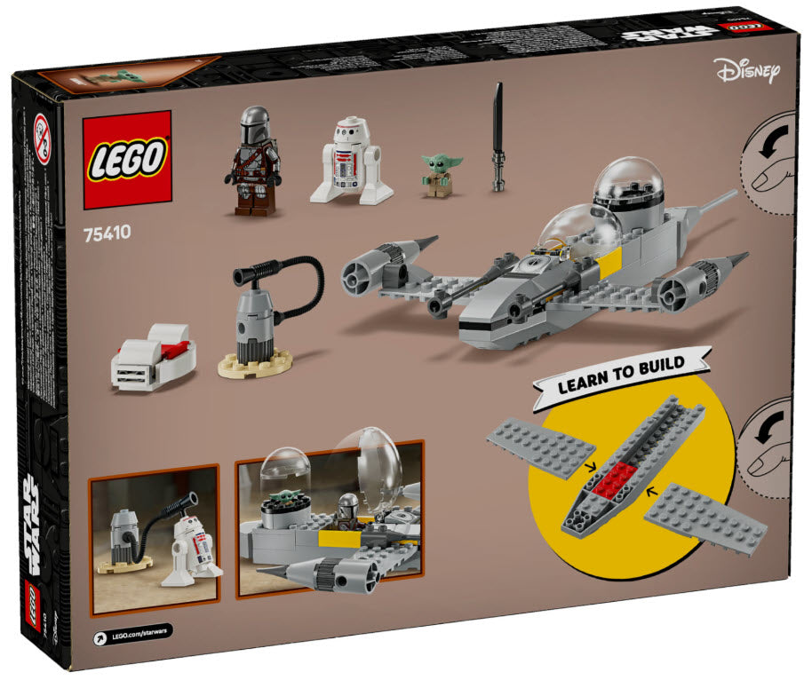 Box Rückseite: LEGO Star Wars 75410 Mandos und Grogus N-1 Starfighter