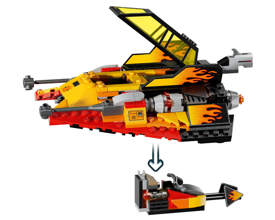 Detail 1: LEGO Star Wars 75414 The Force Burner Snowspeeder