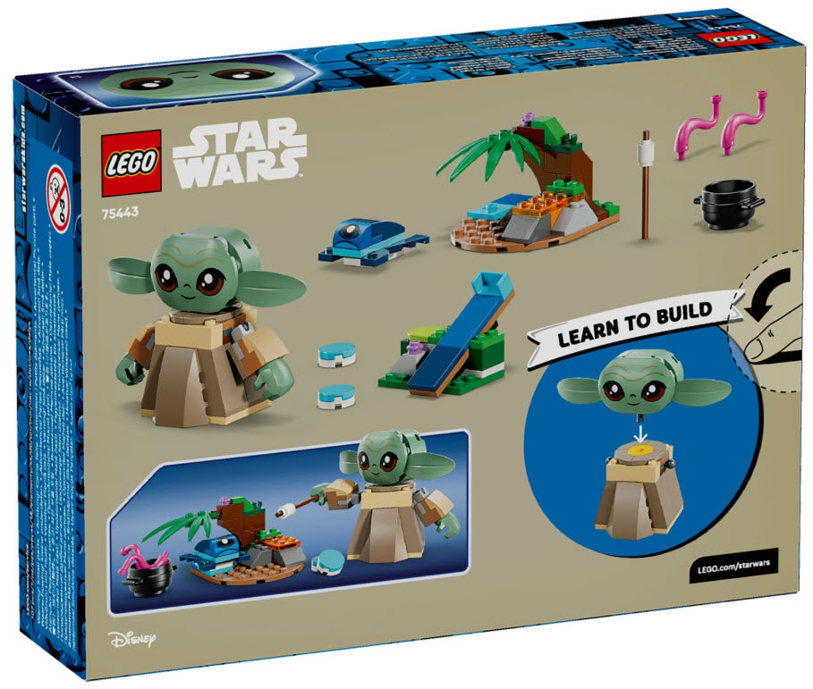 Box Rückseite: LEGO Star Wars 75443 Grogus Zuhause