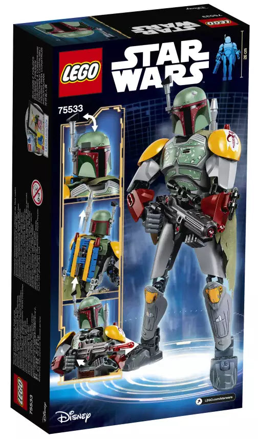 Box Rückansicht: LEGO Star Wars 75533 Boba Fett