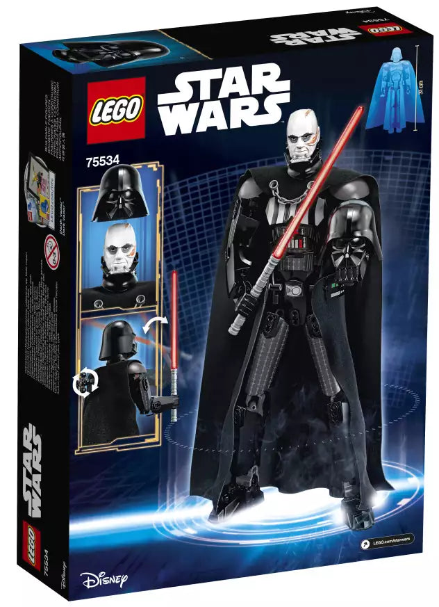 Box Rückansicht: LEGO Star Wars 75534 Darth Vader