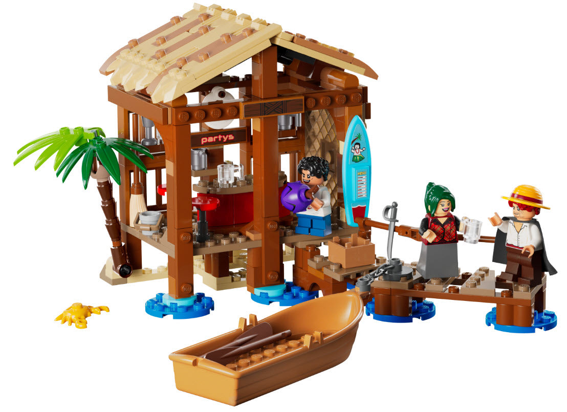 Inhalt: LEGO ONE PIECE 75636 Hütte im Windmühlendorf