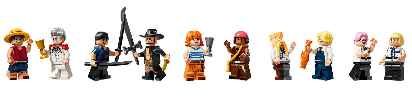 Minifiguren: LEGO One Piece 75640 Baratié, das Schwimmende Restaurant