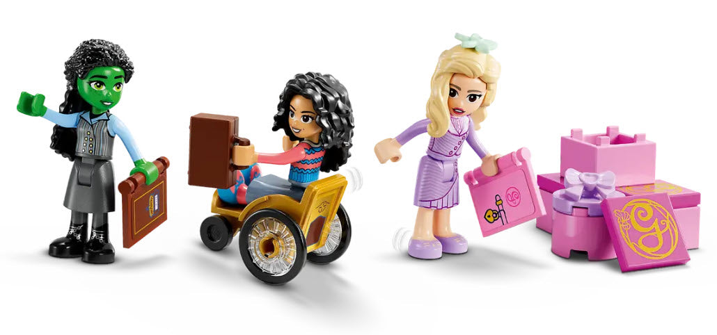Minifiguren: LEGO Wicked 75681 Glinda, Elphaba und Nessarose an der Universität Shiz