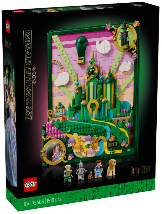 LEGO Wicked 75685 Emerald City Wandkunst