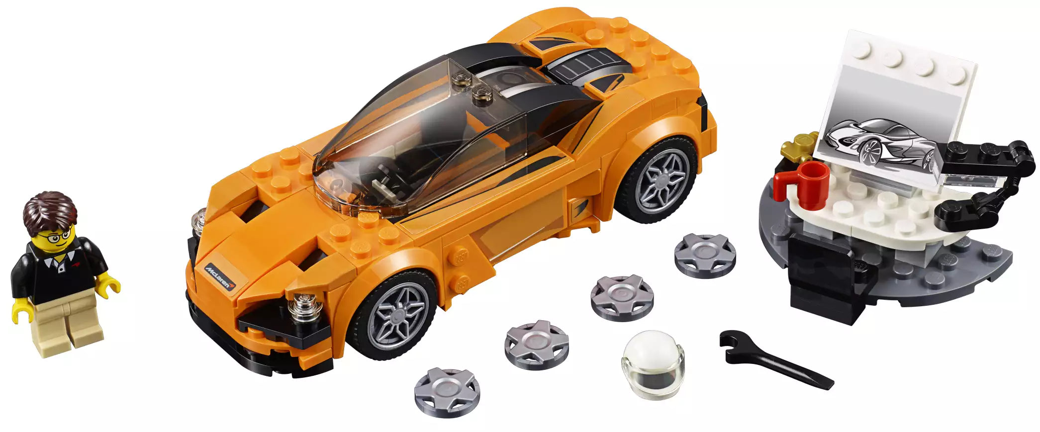 Inhalt: LEGO Speed Champions 758780 McLaren 720S