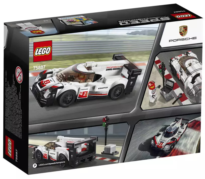 Box Rückseite: LEGO Speed Champions 75887 Porsche 919 Hybrid