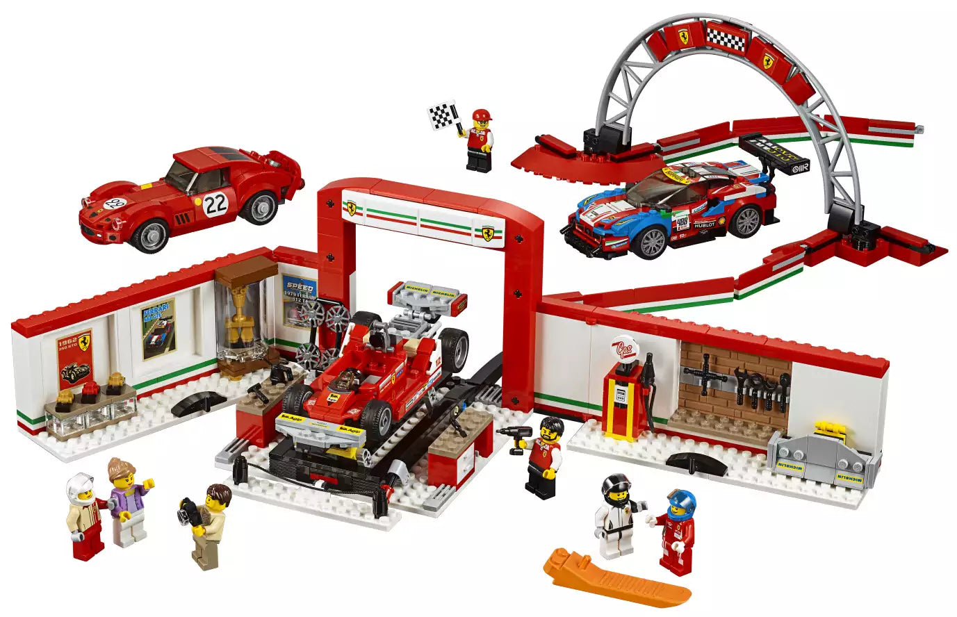 Inhalt: LEGO Speed Champions 75889 Ferrari Ultimative Garage