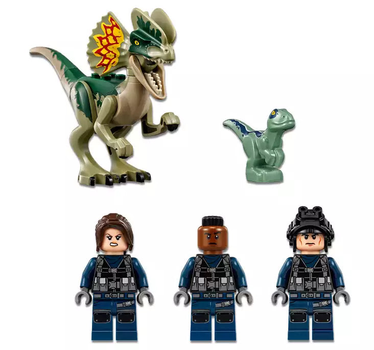 Minifiguren: LEGO Jurassic World 75931 Angriff des Dilophosaurus