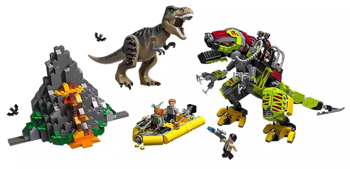 Inhalt: LEGO Jurassic World 75938 T. Rex vs. Dino-Mech