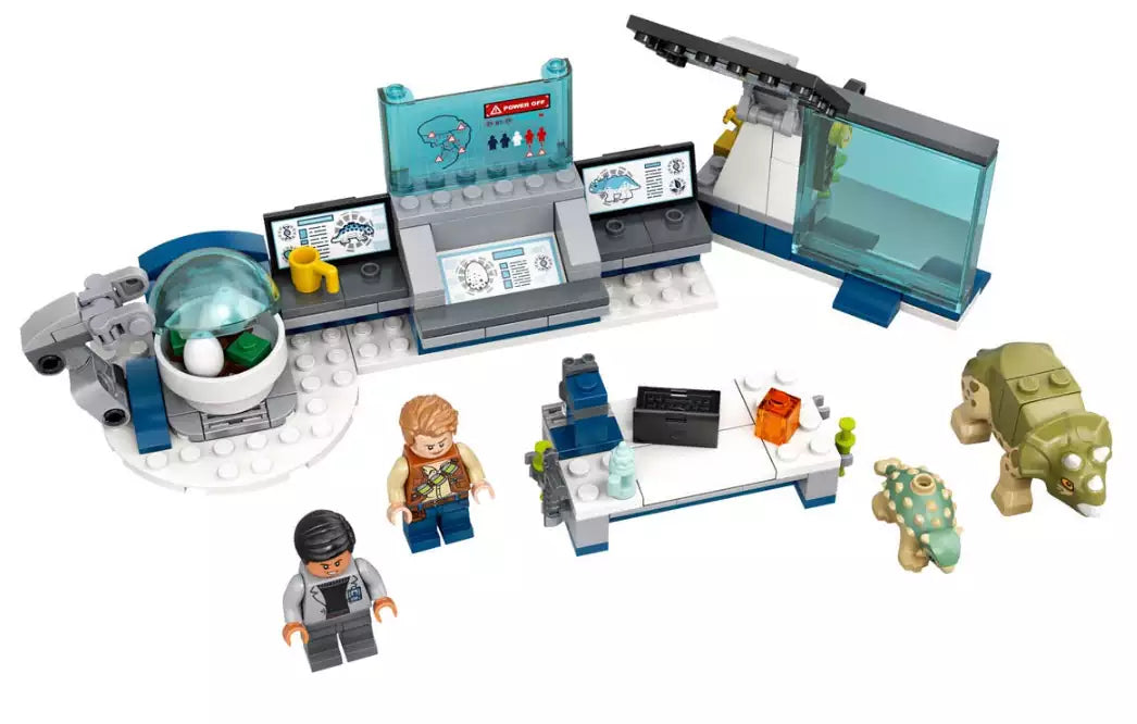 Inhalt: LEGO Jurassic World 75939 Dr. Wus Labor: Ausbruch der Baby-Dinosaurier