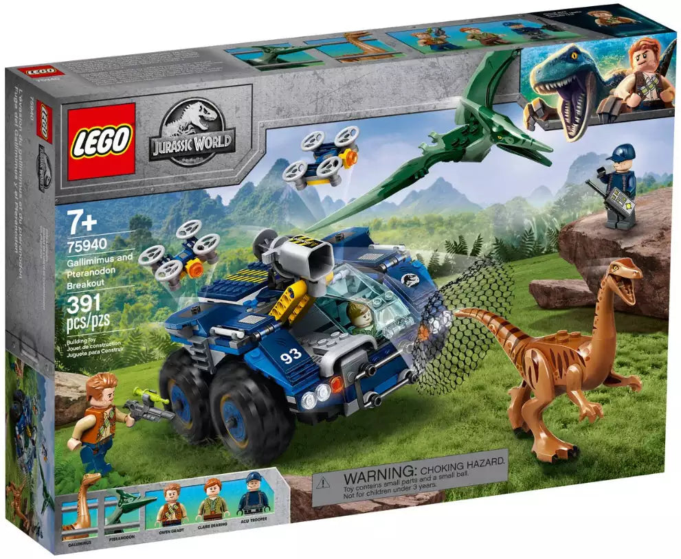 LEGO Jurassic World 75940 Ausbruch von Gallimimus und Pteranodon