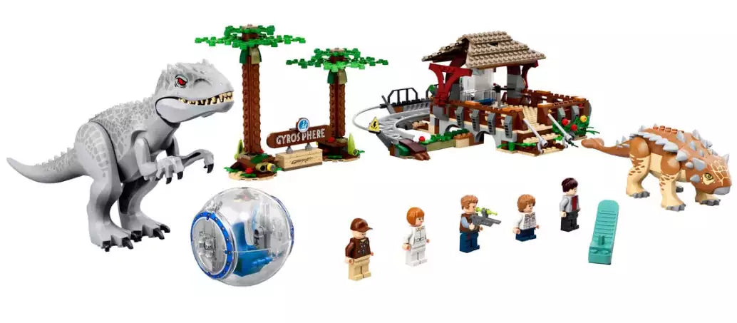Inhalt: LEGO Jurassic World 75941 Indominus Rex vs. Ankylosaurus