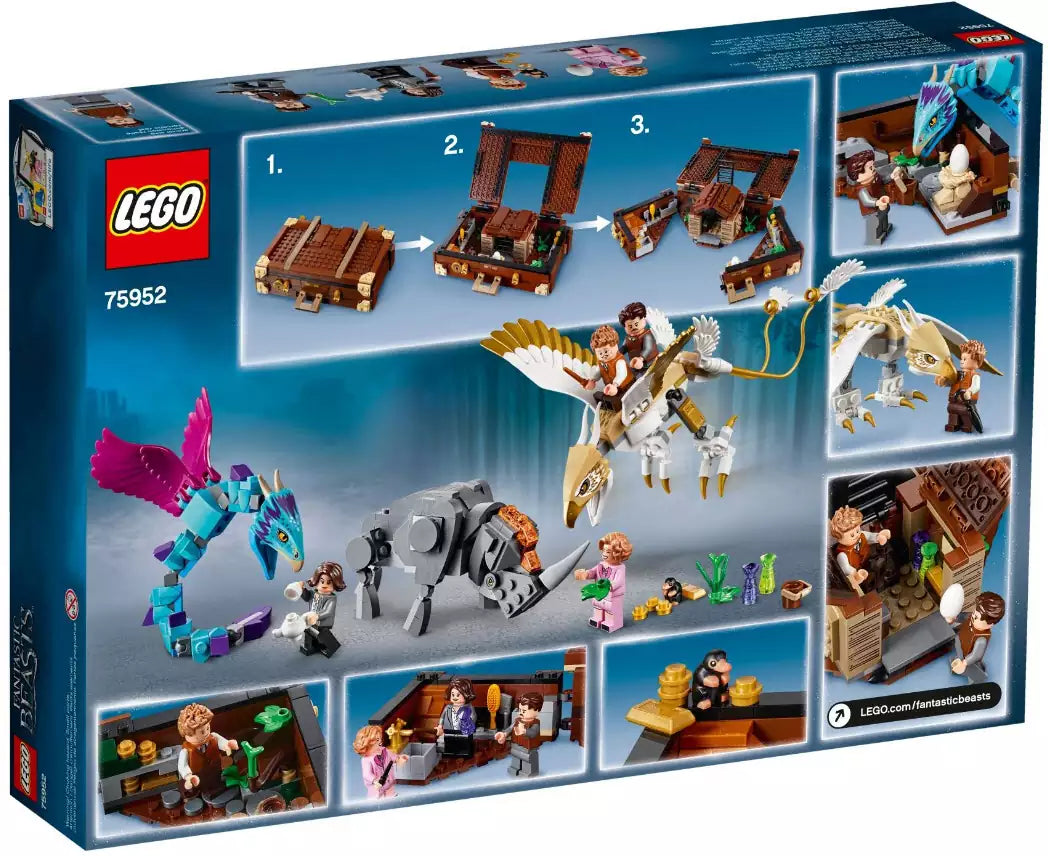 Box Rückseite: LEGO Harry Potter 75952 Newts Koffer der magischen Kreaturen