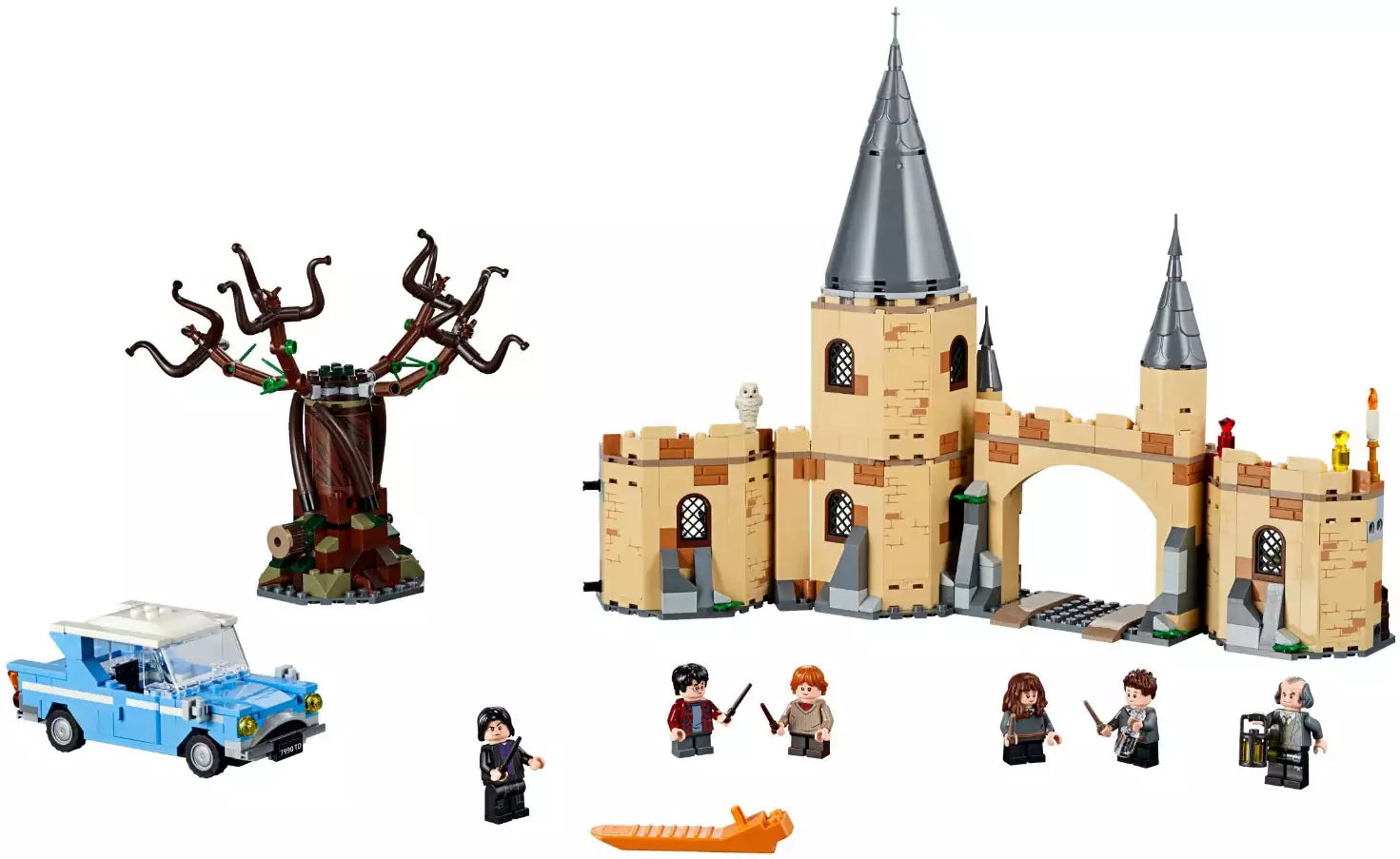 Inhalt: LEGO Harry Potter 75953 Die Peitschende Weide von Hogwarts