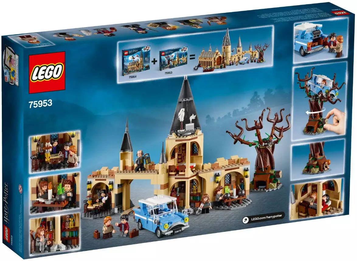 Box Rückseite: LEGO Harry Potter 75953 Die Peitschende Weide von Hogwarts