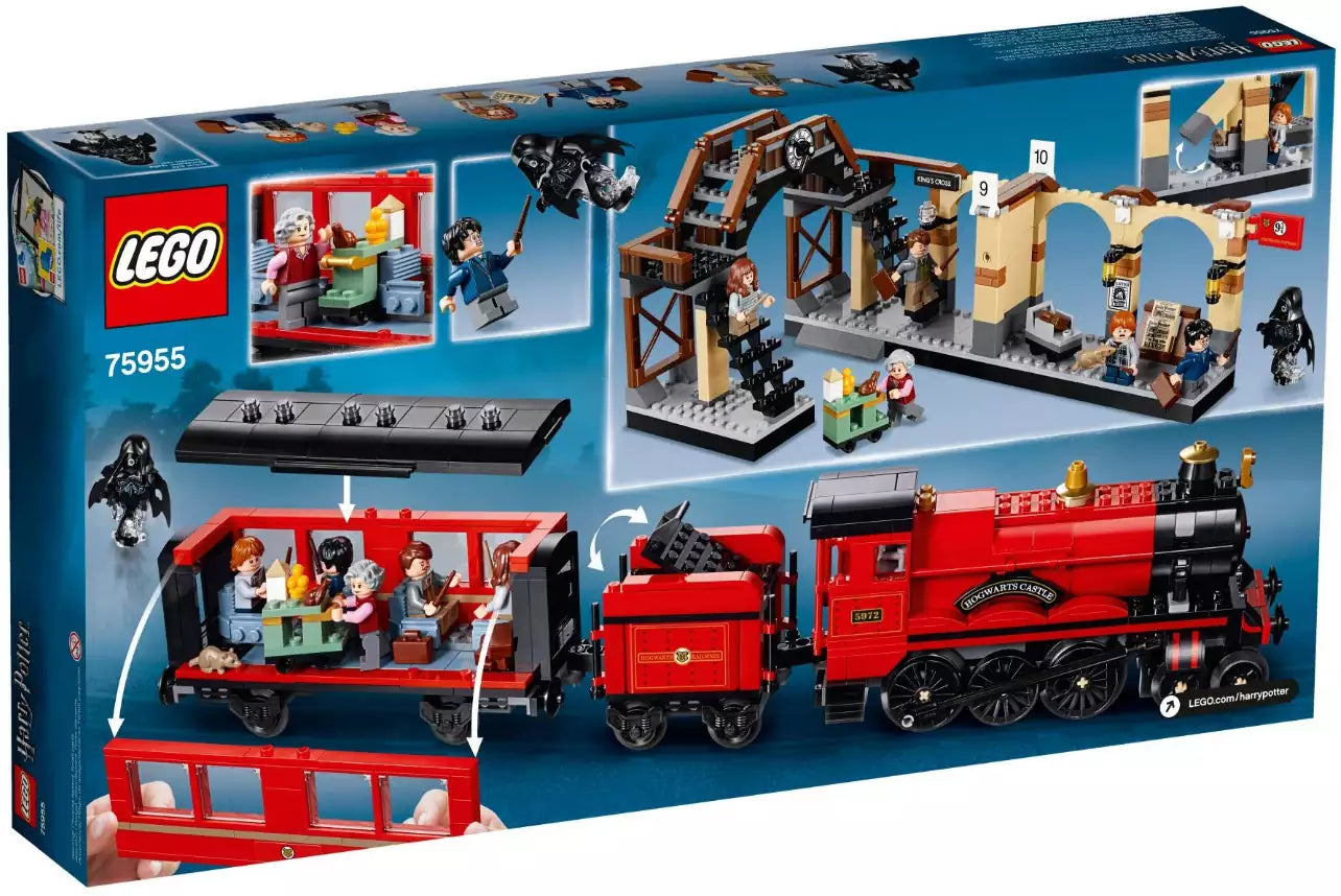Box Rückseite: LEGO Harry Potter 75955 Hogwarts Express