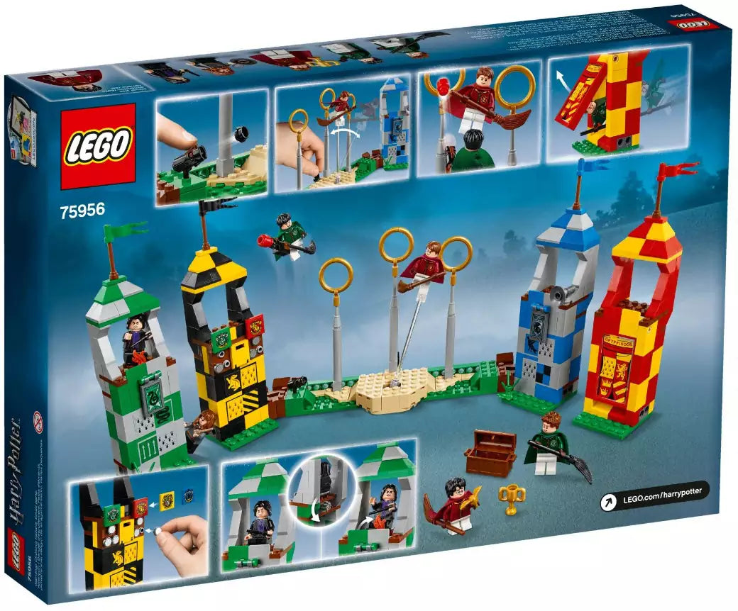 Box Rückseite: LEGO Harry Potter 75956 Quidditch Turnier