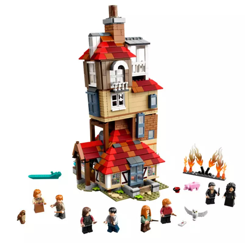 Inhalt: LEGO Harry Potter 75980 Angriff auf den Fuchsbau