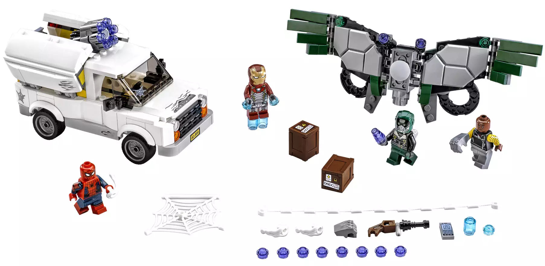 Inhalt: LEGO Super Heroes 76083 Hüte dich vor Vulture