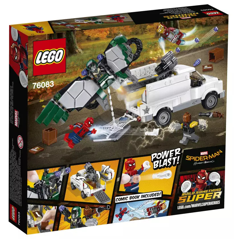 Box Rückansicht: LEGO Super Heroes 76083 Hüte dich vor Vulture