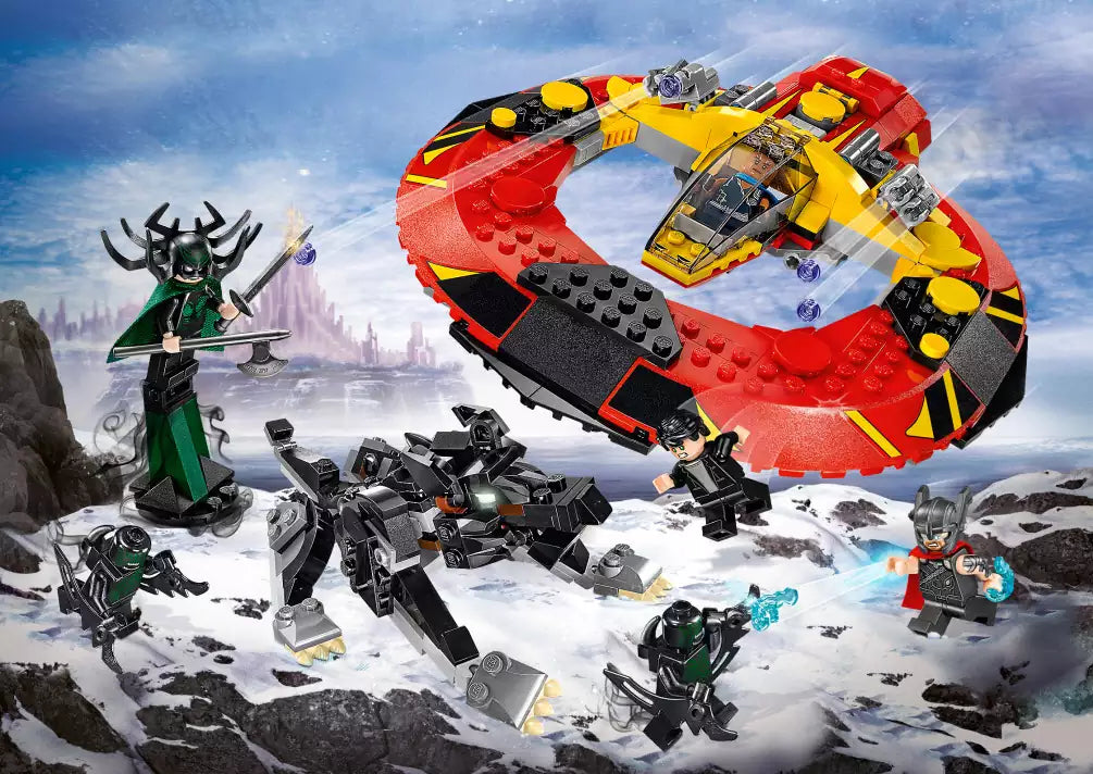Detail 2: LEGO Super Heroes 76084 Das ultimative Kräftemessen um Asgard