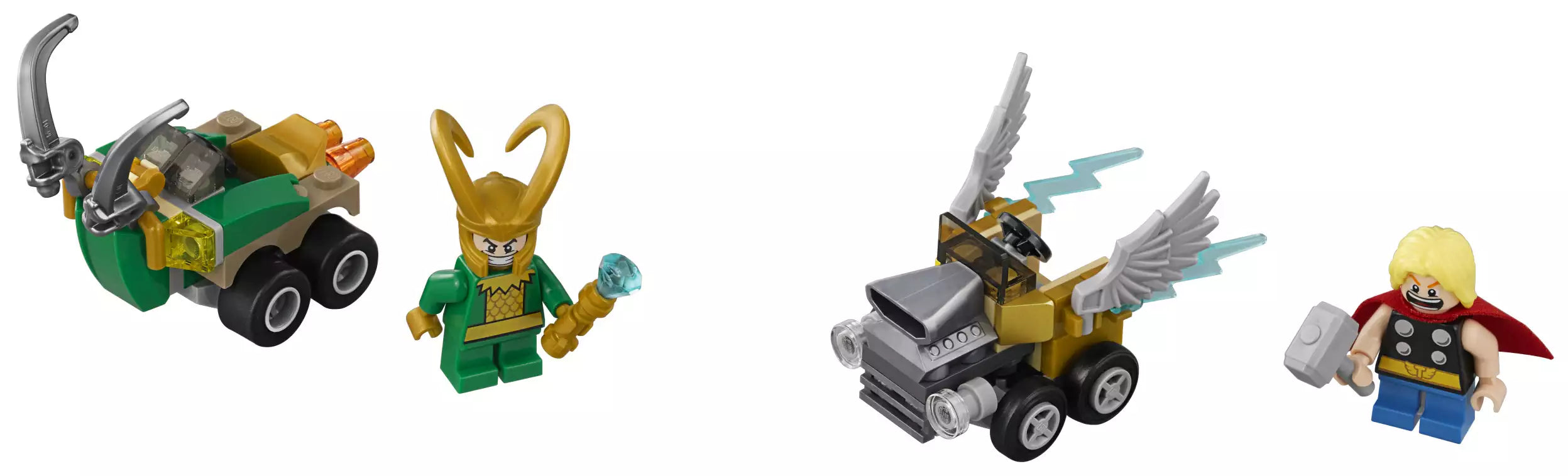 Inhalt: LEGO Super Heroes 76091 Thor vs. Loki