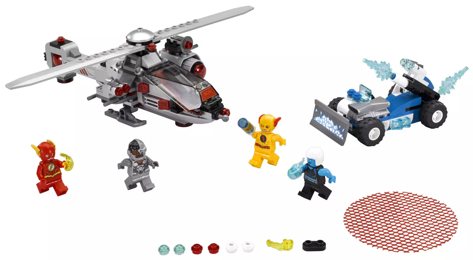 Inhalt: LEGO Super Heroes 76098 Speed Force Freeze Verfolgungsjagd