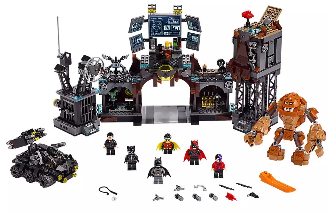 Inhalt: LEGO Super Heroes 76122 Clayface Invasion in die Bathöhle