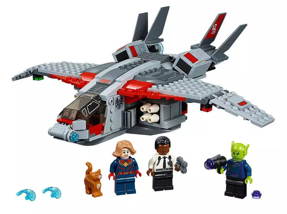 Inhalt: LEGO Super Heroes 76127 Captain Marvel und die Skrull-Attacke
