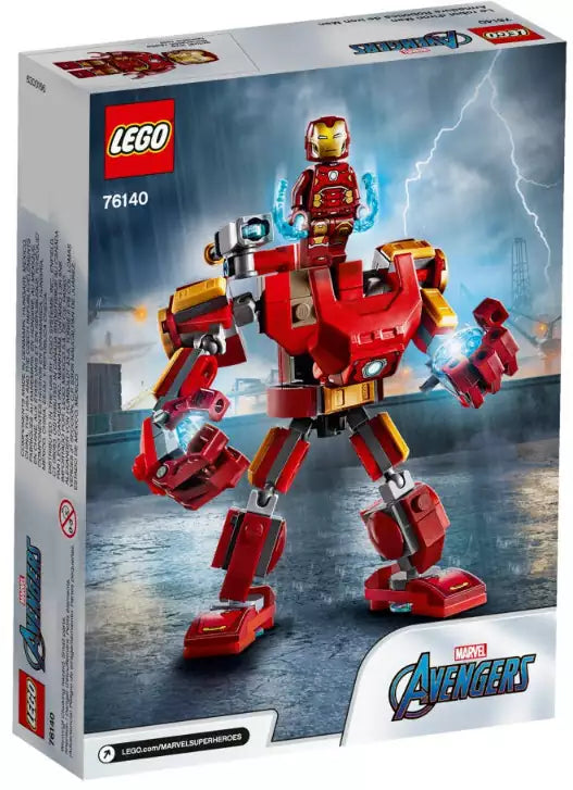 Box Rückansicht: LEGO Super Heroes 76140 Iron Man Mech