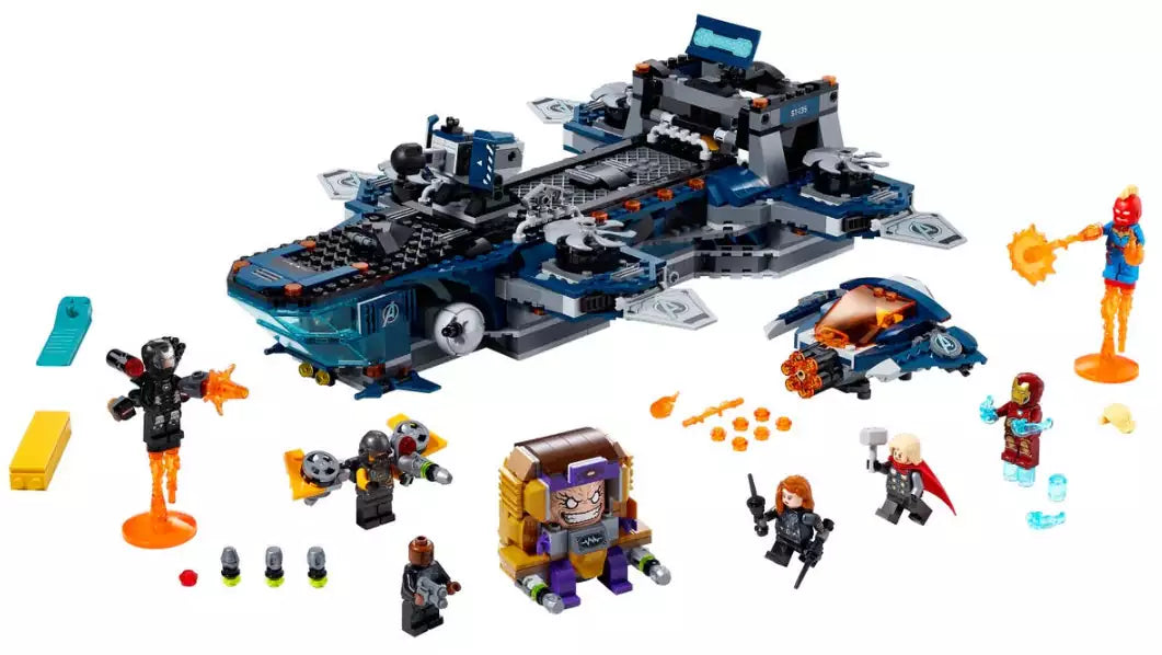 Inhalt: LEGO Super Heroes 76153 Avengers Helicarrier