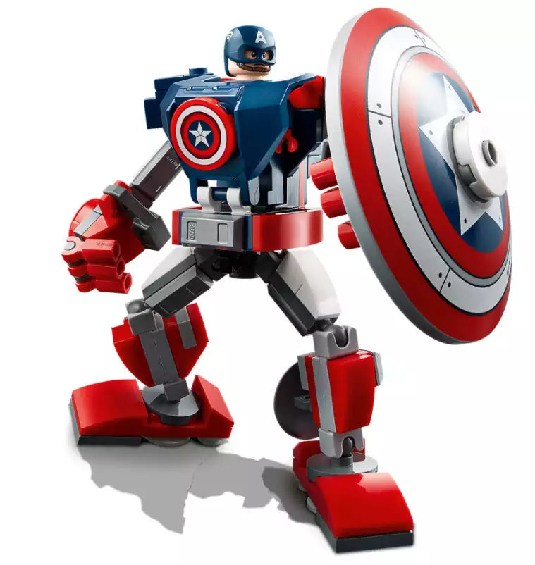 Inhalt: LEGO Super Heroes 76168 Captain America Mech