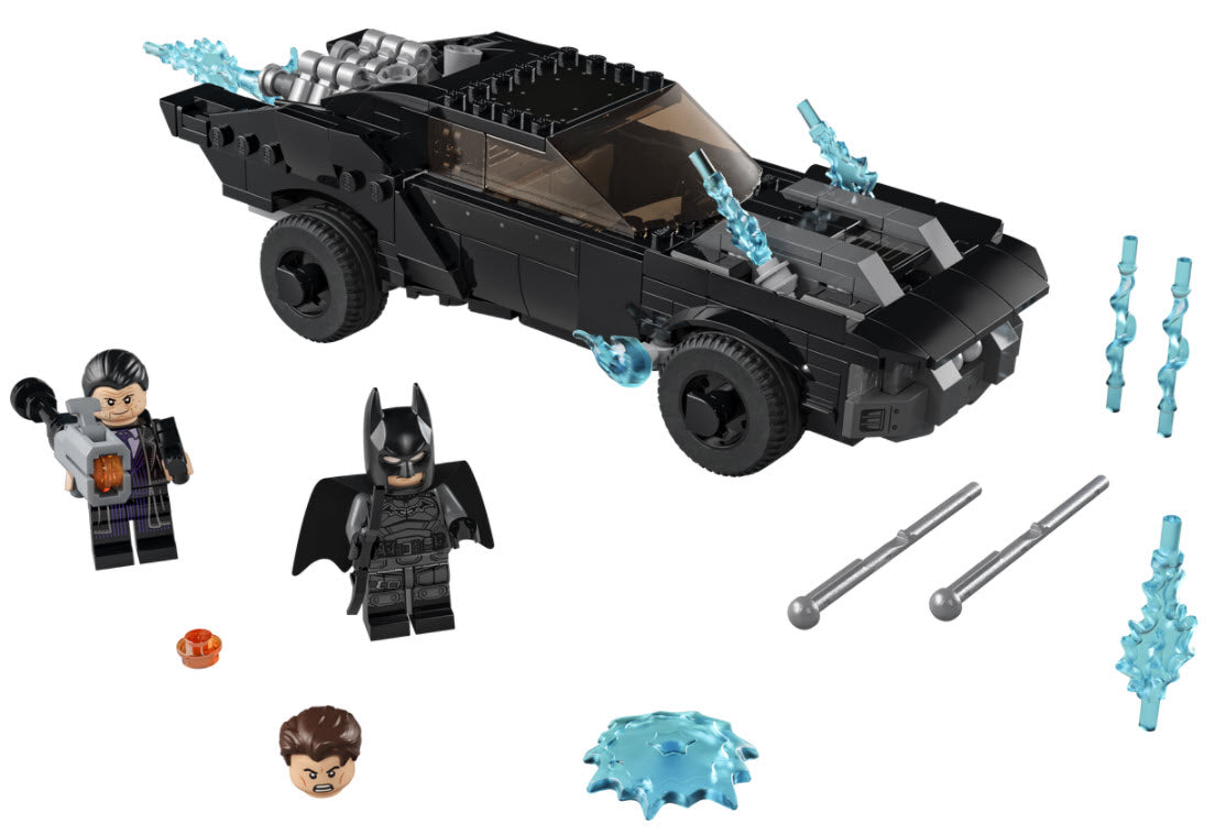 Inhalt: LEGO Super Heroes 76181 Batmobile: Verfolgung des Pinguins