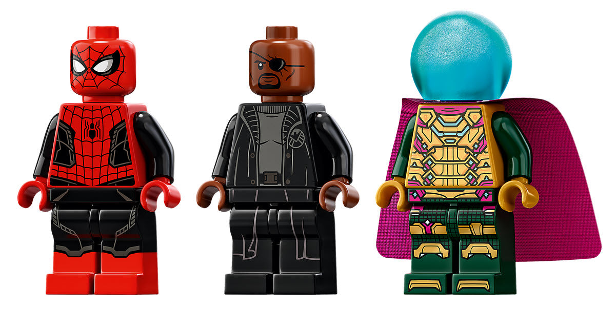 Minifiguren: LEGO Super Heroes 76184 Mysterios Drohnenattacke auf Spider-Man