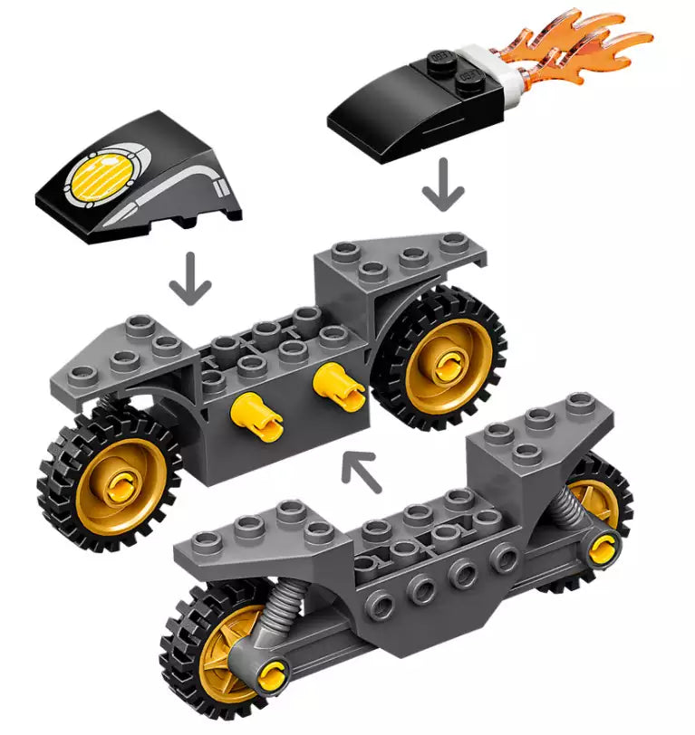 Detail 1: LEGO Super Heroes 76189 Duell zwischen Captain America und Hydra