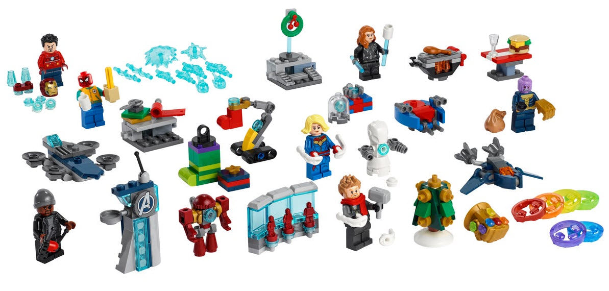 Inhalt: LEGO Marvel Avengers 76196 Adventskalender 2021