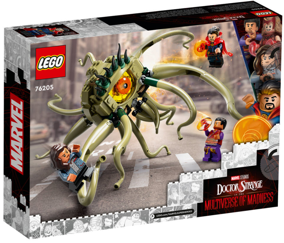 Box Rückseite: LEGO Super Heroes 76205 Duell mit Gargantos