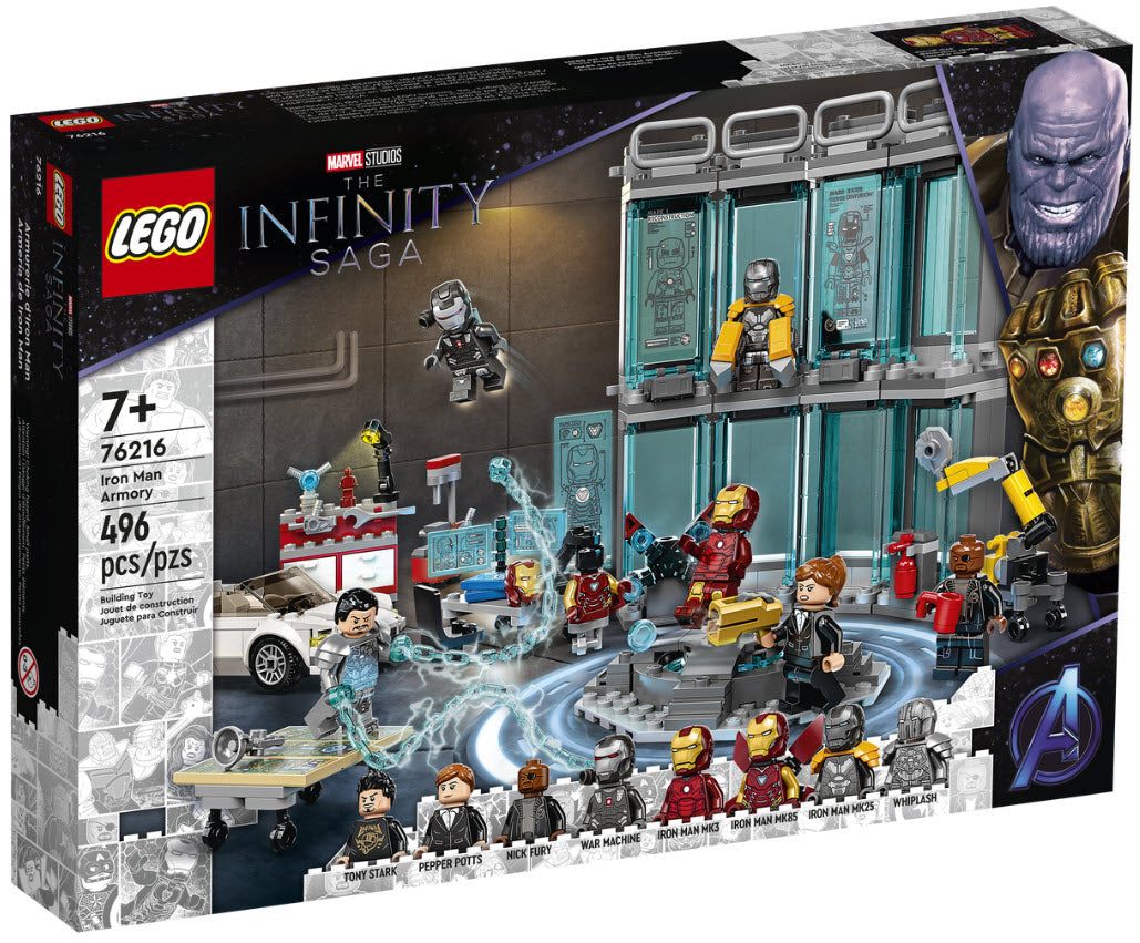 LEGO Super Heroes 76216 Iron Mans Werkstatt