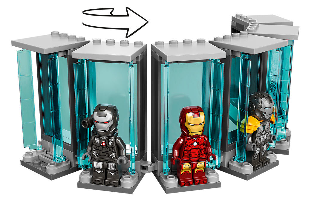 Detail 2: LEGO Super Heroes 76216 Iron Mans Werkstatt